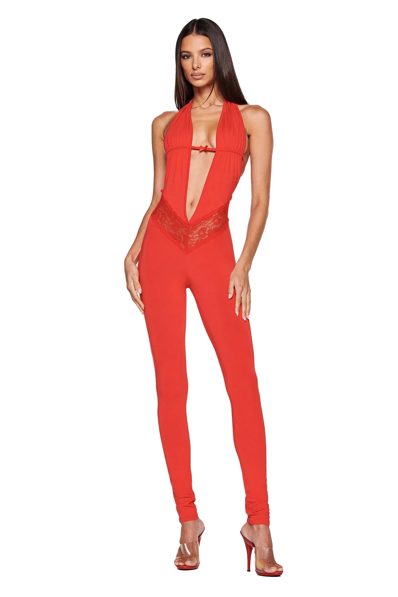 ASTORA JUMPSUIT - RED
